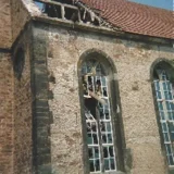  Michaeliskirche nach dem Gebirgsschlag im Jahre 1989. © Kirchgemeinde Völkershausen