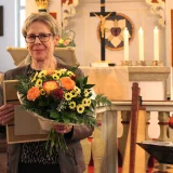  Pflegedienstleiterin Bettina Ißbrücker wurde nach 30 Jahren in den wohlverdienten Ruhestand verabschiedet. © Julia Otto