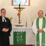  Von links: Pfarrer Thomas Volkmann aus Tiefenort und Pfarrer Henning Voigt aus Sünna © Julia Otto