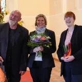  Von links: Musikalisch sorgten Hans Hüfler (Trompete/Euphonium/Flügelhorn) und Iris Schellenberg (Orgel) für einen echten Hörgenuss. © Julia Otto
