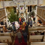  Impressionen aus der St. Michael-Kirche Neidhartshausen zur Eröffnung des "Lebendigen Adventskalenders". © Eveline Meß