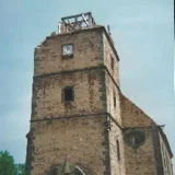  Michaeliskirche nach dem Gebirgsschlag im Jahre 1989. © Kirchgemeinde Völkershausen