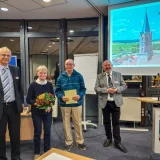Die Kirchgemeinde Urnshausen sicherte sich den zweiten Platz und wurde mit 2000 € Preisgeld für ihr Projekt "Adventslichter" ausgezeichnet.  © Julia Otto