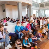  Etwa 100 Besucher kamen zum Familien-Mitmach-Konzert in die Johanneskirche nach Vacha. © Julia Otto