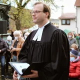  Pfarrer Rudolf Mader aus Möhra eröffnete den Festgottesdienst. © Julia Otto